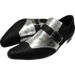 Sapato Masculino Em Couro Social Executivo Prata Veneza Collection