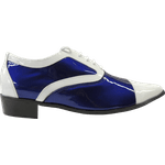 Sapato Masculino Em Couro Social Executivo Azul Veneza Collection