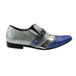Sapato Masculino Em Couro Social Executivo Prata Veneza Collection