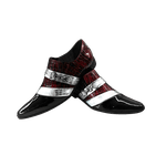 Sapato Masculino Em Couro Social Executivovermelho Prata Veneza Collection Ref: 466 - Outlet