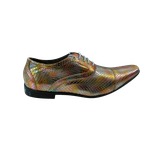 Sapato Masculino Em Couro Social Executivo Serpente Ouro Color Veneza Collection