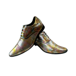 Sapato Masculino Em Couro Social Executivo Serpente Ouro Color Veneza Collection