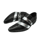 Sapato Masculino Em Couro Social Executivo Prata Veneza Collection