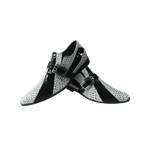 Sapato Masculino Em Couro Social Executivo Branco Preto Veneza Collection