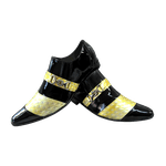 Sapato Masculino Em Couro Social Executivo Amarelo Veneza Collection