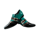 Sapato Masculino Em Couro Social Executivo Verde Veneza Collection