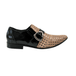 Sapato Masculino Em Couro Social Executivo Bege Veneza Collection