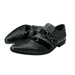 Sapato Masculino Em Couro Social Executivo Preto Veneza Collection