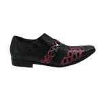 Sapato Masculino Em Couro Social Executivo Preto Vinho Veneza Collection