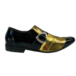 Sapato Masculino Em Couro Social Executivo Dourado Veneza Collection