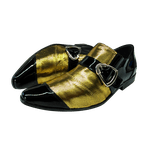 Sapato Masculino Em Couro Social Executivo Dourado Veneza Collection