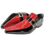 Sapato Masculino Italiano Em Couro Social Executivo Em Couro - Vermelho - Red Schamma