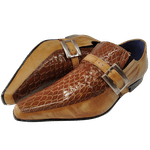 Sapato Masculino Em Couro Social Executivo Social Executivo - Marrom - Brown Fish