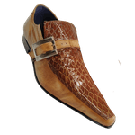 Sapato Masculino Em Couro Social Executivo Social Executivo - Marrom - Brown Fish