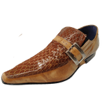 Sapato Masculino Em Couro Social Executivo Social Executivo - Marrom - Brown Fish