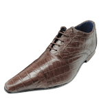 Sapato Masculino Em Couro Social Executivo Oxford - Marrom - Woody Cowboy