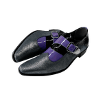 Sapato Masculino Em Couro Social Executivo Grafite Brilho Fashion Paris Collection