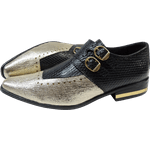 Sapato Masculino Em Couro Social Executivo - Montreal Collection - Silver Cowboy - Ref: 2042