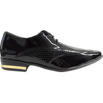 Sapato Masculino Em Couro Social Executivo - Montreal Collection - Dark Stars