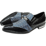 Sapato Masculino Em Couro Social Executivo - Montreal Collection - Black Ocean