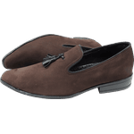 Mocassim Masculino Em Veludo - Marrom - Sofistication