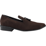 Mocassim Masculino Em Veludo - Marrom - Sofistication