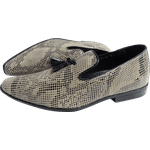 Mocassim Masculino Em Couro - Branco - Le Blanc Snake