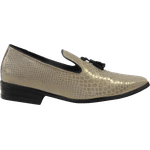 Mocassim Masculino Em Couro - Branco - Le Blanc Python