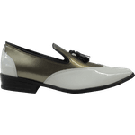 Mocassim Masculino Em Couro - Branco - Gray Knight