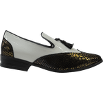 Mocassim Masculino Em Couro - Branco - Golden White