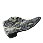 Bota Masculina Em Couro De Cobra
