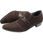 Sapato Masculino Em Couro Social Executivo Marrom Veneza Collection Ref: 556