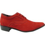 Sapato Masculino Em Couro Social Executivo Vermelho King Veneza Collection Ref: 547