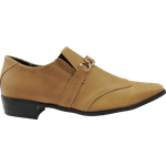 Sapato Masculino Em Couro Social Executivo Marrom Bebop Veneza Collection Ref: 546