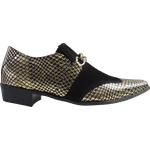 Sapato Masculino Em Couro Social Executivo Preto Goldwin Veneza Collection Ref:534