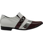 Sapato Masculino Em Couro Social Executivo Light Bordeau Veneza Collection Ref:106