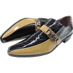 Sapato Masculino Em Couro Social Executivo Marrom Caramel Veneza Collection Ref: 024