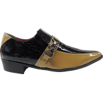 Sapato Masculino Em Couro Social Executivo Marrom Caramel Veneza Collection Ref: 024