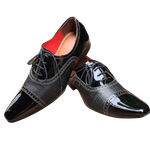 Sapato Masculino Italiano Em Couro Social Executivo - Preto - Lustre Ref: 1017