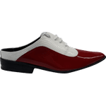 Mule Masculino Em Couro - Babuche - Blank Red - Ref: 3011