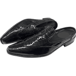 Mule Masculino Em Couro - Babuche - Negro - Ref: 3001