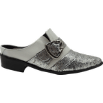 Mule Masculino Em Couro - Babuche - Grey Heaven - Ref: 541