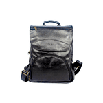 Mochila Notebook Em Couro Floter Preto Black Coir Ref: 736