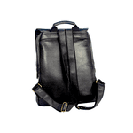 Mochila Notebook Em Couro Floter Preto Black Coir Ref: 736
