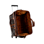 Mala De Viagem Em Couro K9 Marrom Voyage Cookie Ref: 909