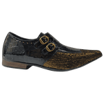 Sapato Masculino Em Couro Social Executivo Preto Notte D'oro Veneza Collection Ref: 7061