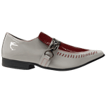Sapato Masculino Em Couro Social Executivo Vermelho Marta Veneza Collection Ref: 7062