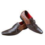 Sapato Masculino Italiano Em Couro Marrom Chivalry Ref: 1037