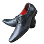 Sapato Masculino Italiano Em Couro Oxford Preto Morrel Ref: 1043