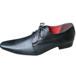 Sapato Masculino Italiano Em Couro Oxford Preto Morrel Ref: 1043